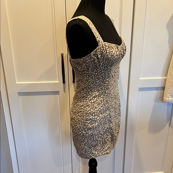 Princess Polly Cream and Brown Mini Dress - Picture 4 of 8